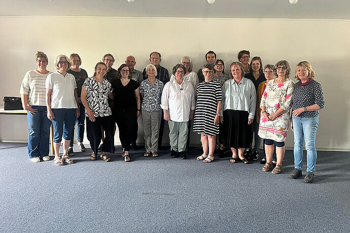 Gruppenbild der Ehrenamtskoordinator*innen im Kirchenkreis Bielefeld