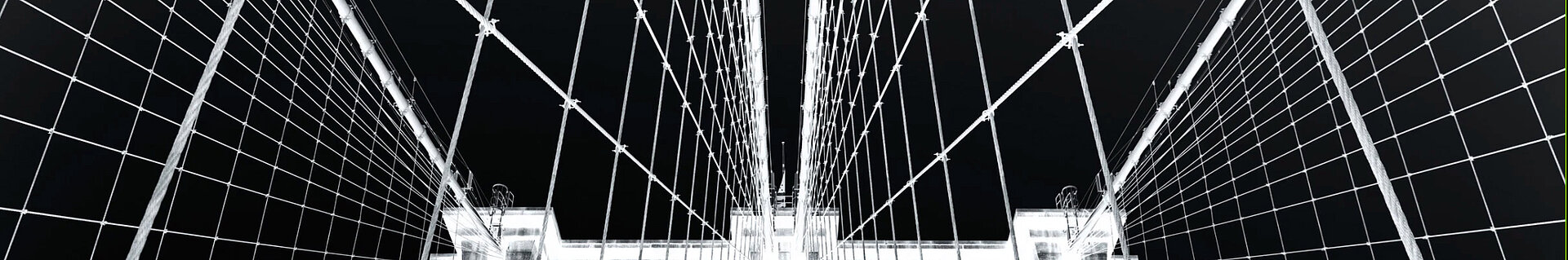 Brücke – Statische Verstrebungen als Netz