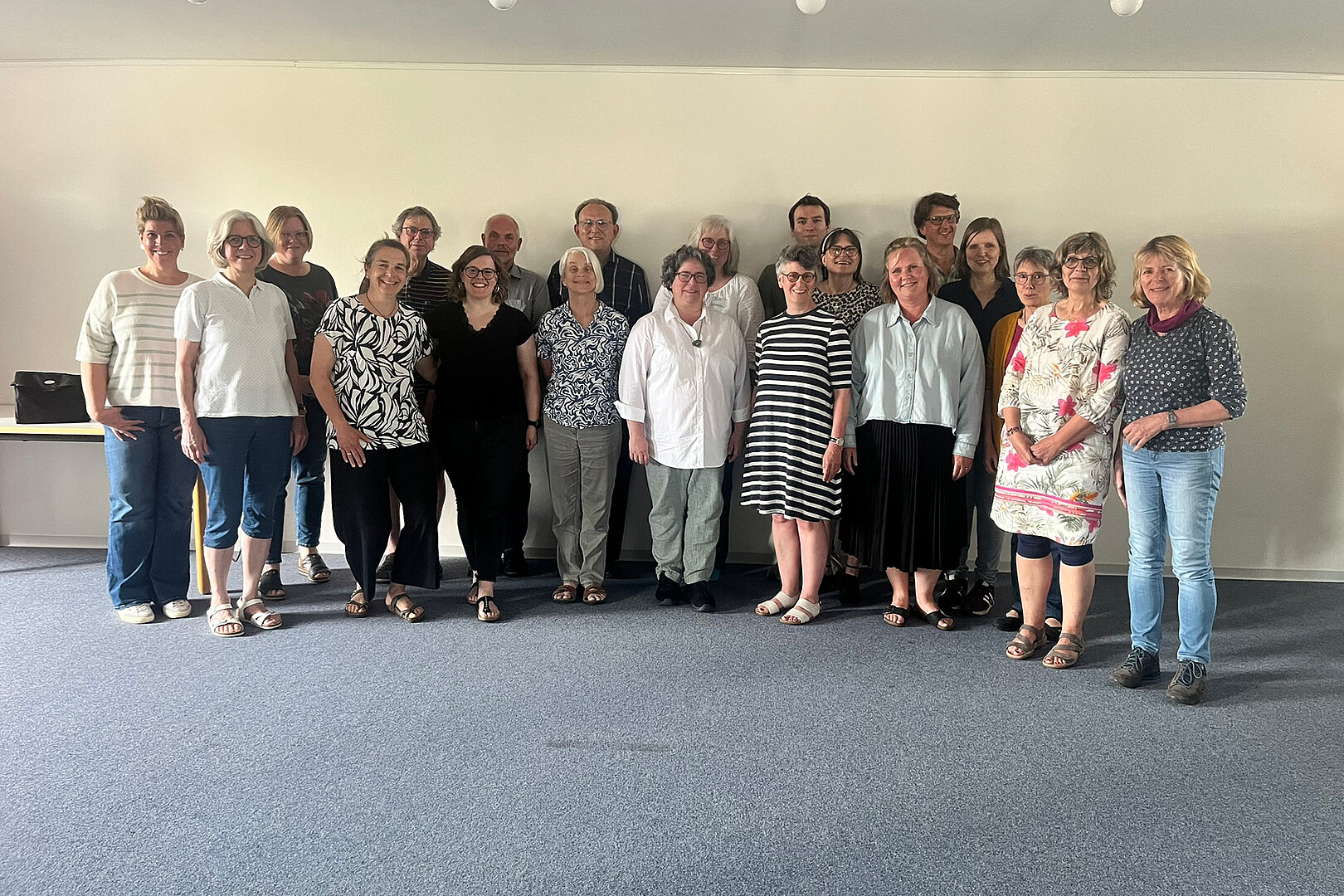 Gruppenbild der Ehrenamtskoordinator*innen im Kirchenkreis Bielefeld